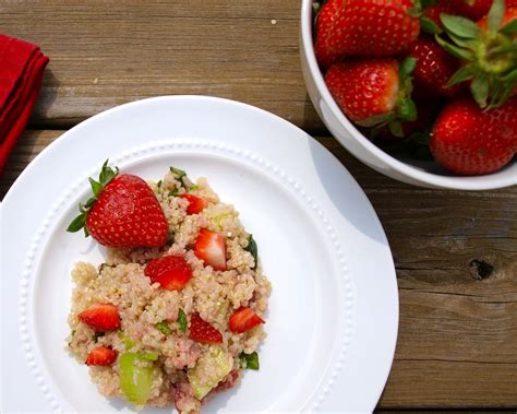 Strawberry Quinoa Salad Vegan Gluten Free Happy Healthy Mama