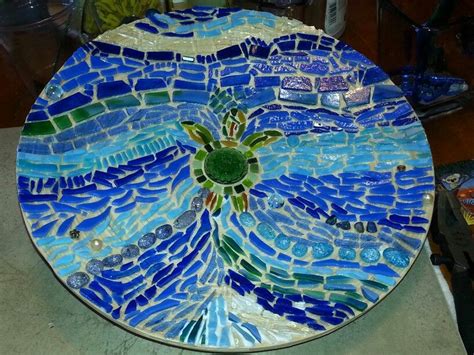 Sea Turtle Mosaic What Color Shall I Grout Sand Im Thinking