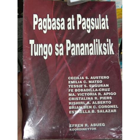 Filipino Book Pagbasa At Pagsulat Tungo Sa Pananaliksik Shopee Porn My XXX Hot Girl
