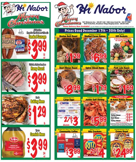 Weekly Sales Ad Hi Nabor Supermarket