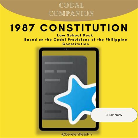 1987 Philippine Constitution Codal Companion Etsy