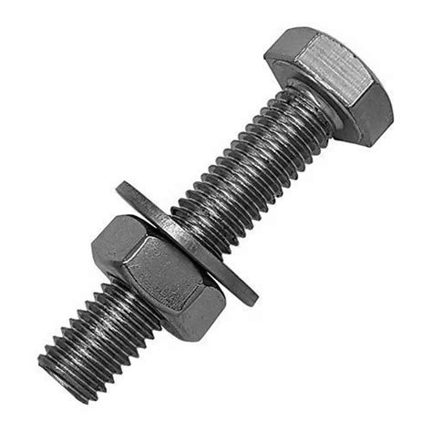 Is Standard Threaded Hex Nut Bolt For Industrial Size M5 M48 At Rs 85kg In Pune