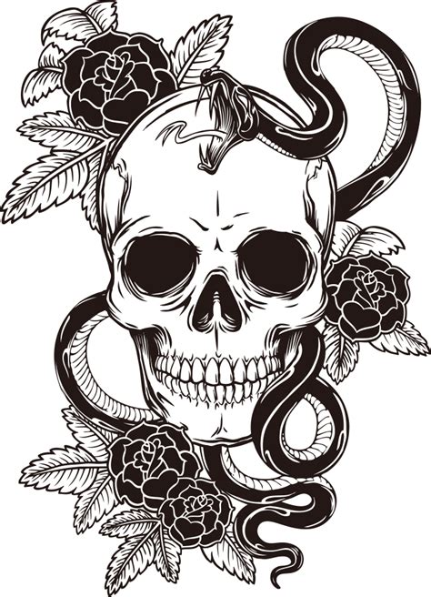 Download T Shirt Tattoo Print Skull Sleeve Free Clipart Hq Hq Png Image