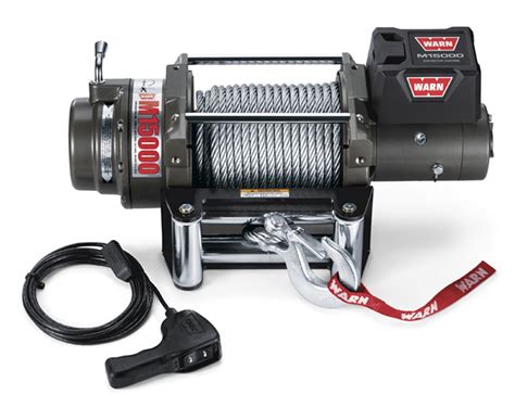 Warn 47801 M15000 Series Electric 12v Heavyweight Winch With Steel
