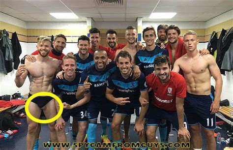 Adam Clayton Showing Off His Balls In Lockerroom