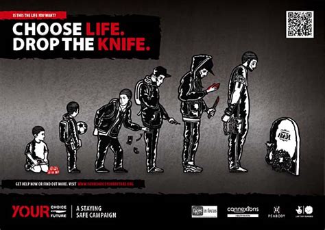 Anti Knife Crime Poster The Gangang