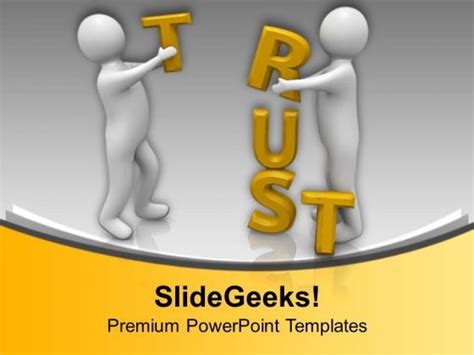 Building Trust In Business For Success Powerpoint Templates Ppt