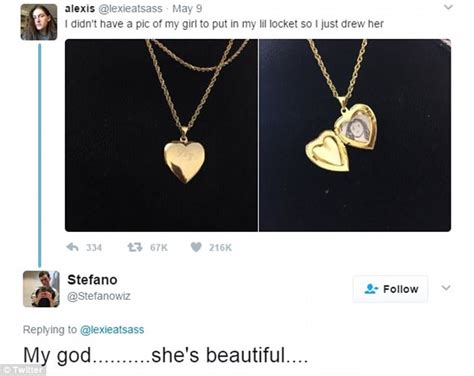 Teen Shares Cute Doodle Of Girlfriend She Keeps In Locket Daily Mail Online
