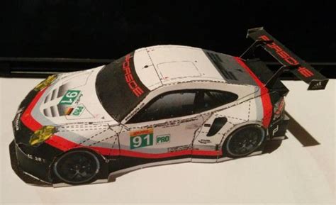 Papermau Porsche Rally 911 Paper Model In 143 Scale By Drawprintcutglue
