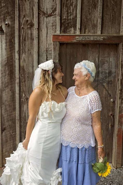 bride asks 92 year old grandma to be her bridesmaid she says yes thechive