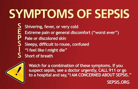 Sepsis Is A Medical Emergency Features