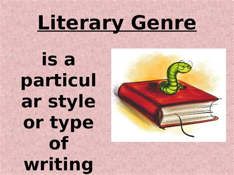 Literary Genres Online Presentation