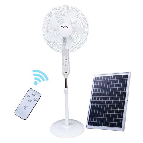 Standing Solar Powered Fan With Remote Shop Today Get It Tomorrow