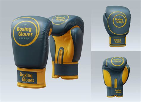 Free Boxing Gloves Mockup Psd Set Good Mockups