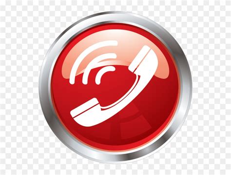 Red Phone Icon Clip Art At Circle Free Transparent Png Clipart