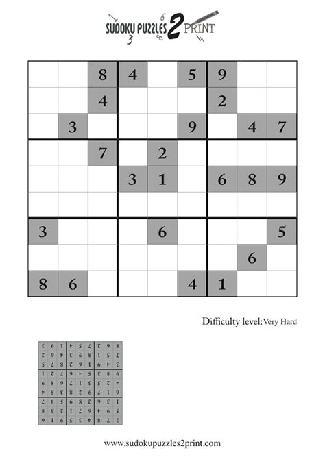 Printable Sudoku Puzzles Easy 1 Answers Printable Printable Sudoku