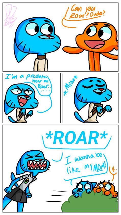 Roar Or Meow Amazing World Of Gumball Amino