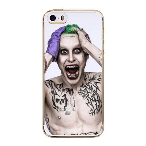 For Iphone 5s Case Suicide Squad Joker Harley Quinn Soft Tpu Protactive