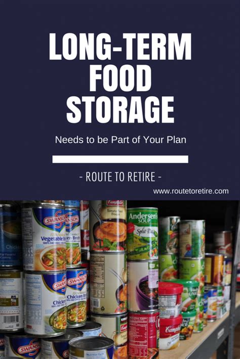 Rest assured, food storage can be simple and within everyone's grasp. Long-Term Food Storage Needs to be Part of Your Plan ...