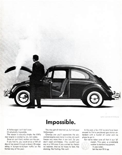 Beetle Commercials And Print Ads Changed The Nature Of Advertising