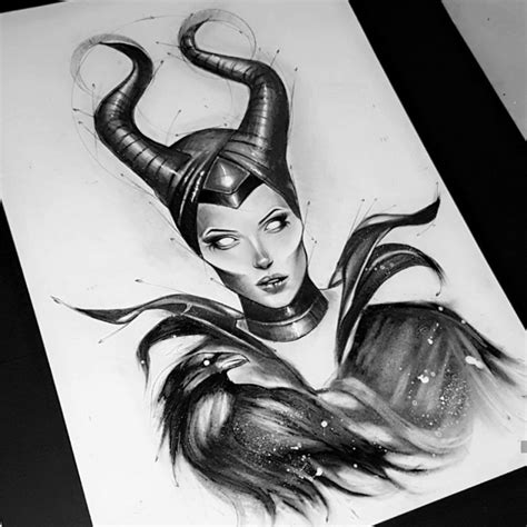 I Draw Fanart Of Movie And Tv Characters I Love Maleficent Art
