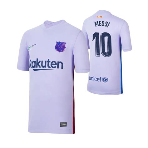 Youth Lionel Messi Jersey Paris Saint Germain Away 2021 22 White Replica