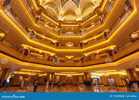 Interior Of Emirates Palace Hotel Editorial Stock Image Image Of