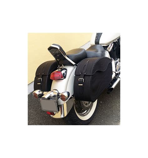Motorcycle Genuine Leather Saddlebags Panniers Luggage