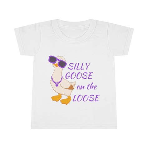 Silly Goose On The Loose Tee L Silly Goose T Shirt L Silly Etsy
