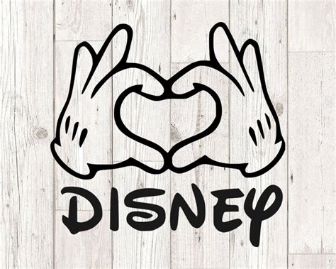 Mickey Mouse Heart Hands Svg Mickey Mouse Svg Cutting Files Etsy Hong