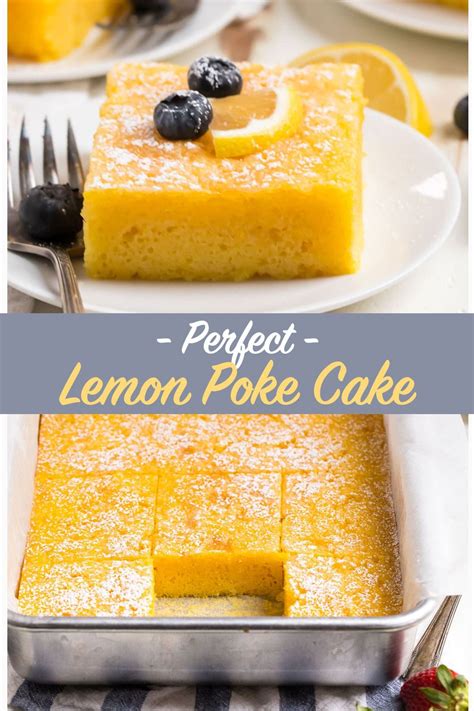 When you lift beater, the eggs should fall in a ribbon. PERFECT Lemon Poke Cake. Original recipe!! Moist, easy, and bursting with lemon flavor, this old ...