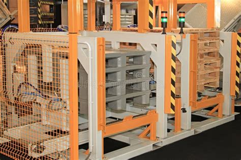 Pallet Changer System Stock Image Image Of Warehouse 291609297