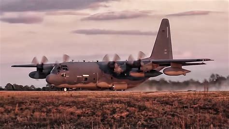 Video Hc 130 Combat King Dirt Strip Landing Military Aviation Review