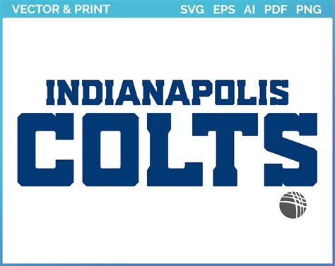 Indianapolis Colts Wordmark Logo 2020 Football Sports Vector Svg