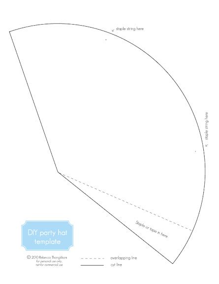 lavender's blue: DIY Party Hats + Free Printable