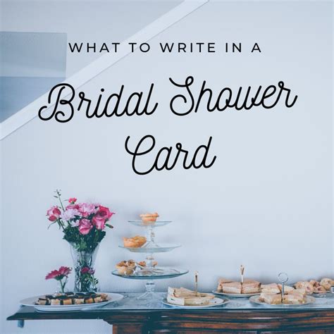 What To Write In A Bridal Shower Thank You Card For Someone Who Didnt