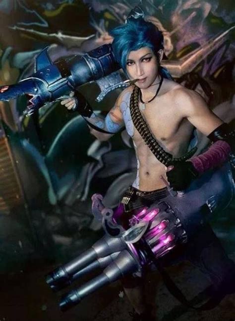 Male Jinx By Okageo Cosplay And Photography Drool Jinx League Of