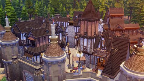 Kai Bellvert The Sims 4 Lots Medieval Castle Castle