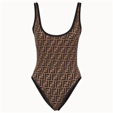 🗣new Fendi Swimsuit Reversible Swimsuits Bikini Bathing Black Bikini