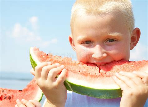 Children Eating Watermelon Stock Photo Image Of Child 25310022