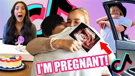 Best Tik Tok Telling My Mom Im Pregnant Reactions Pregnancy Announcement Tiktok Pregnant Meme