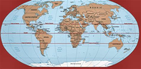 List Of World Map Equator Line Photos World Map Blank Printable
