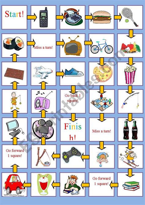 Past Tense Used To Boardgame Esl Worksheet By Maria Augusta