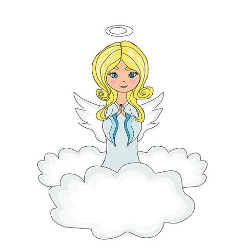 Best Drawing Of A Praying Baby Angel Illustrations