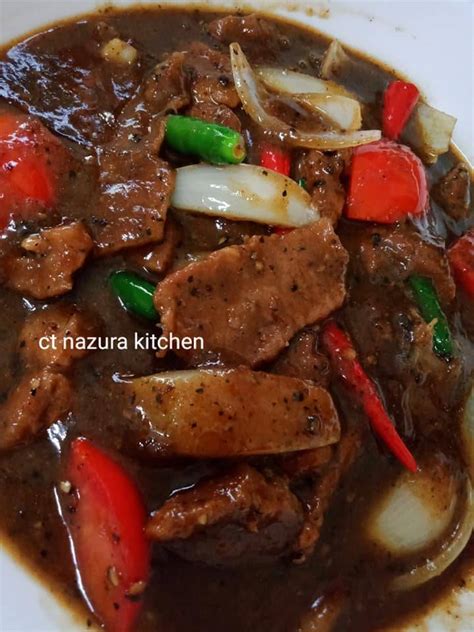 Home › cara buat daging › cara membuat steak daging sapi saus jamur. Resipi Daging Masak Black Pepper Confirm Sedap