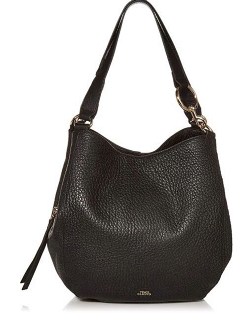 Vince Camuto Mell Tote Black Leather Purse Handbag For Sale Online Ebay