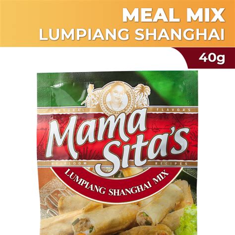 Mama Sitas Meal Mix Lumpiang Shanghai 40g Lazada Ph