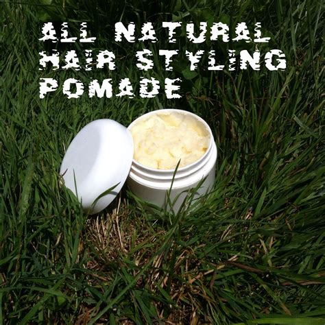 All Natural Diy Hair Styling Pomade 5 Steps With Pictures