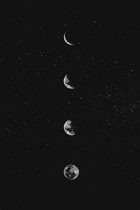 Download Moon And Stars Phone Wallpaper