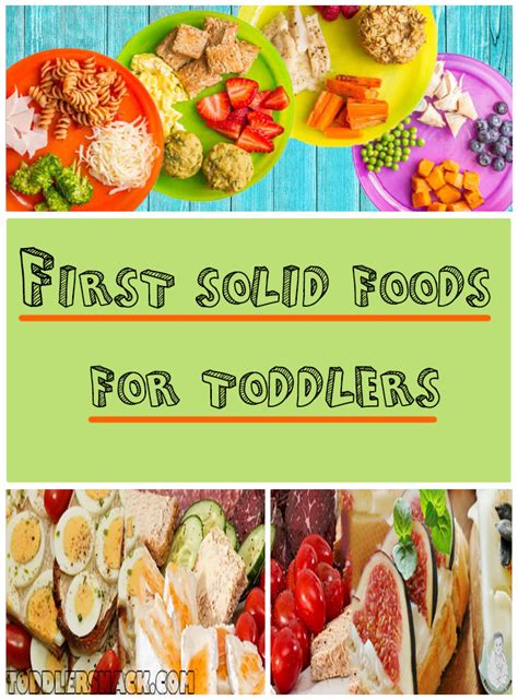 Which solid foods should you start with? First solid foods for toddlers